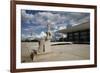 Justice Sculpture in Front of Supremo Tribunal Federal, Brasilia, UNESCO Site, Brazil-Yadid Levy-Framed Photographic Print