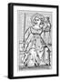 Justice, Tarot Card, 14th Century-null-Framed Giclee Print