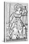 Justice, Tarot Card, 14th Century-null-Stretched Canvas