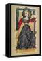 Justice, Tarot Card from the "Charles Vi" or "Gringonneur" Deck-null-Framed Stretched Canvas
