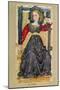 Justice, Tarot Card from the "Charles Vi" or "Gringonneur" Deck-null-Mounted Giclee Print