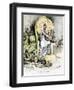 Justice, Unblinded, Crushing Anarchy But Sparing Monopoly, Cartoon of 1888-null-Framed Giclee Print