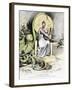 Justice, Unblinded, Crushing Anarchy But Sparing Monopoly, Cartoon of 1888-null-Framed Giclee Print