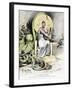 Justice, Unblinded, Crushing Anarchy But Sparing Monopoly, Cartoon of 1888-null-Framed Giclee Print