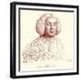 Justice Welch - portrait by William Hogarth-William Hogarth-Framed Giclee Print