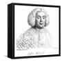 Justice Welch - portrait by William Hogarth-William Hogarth-Framed Stretched Canvas