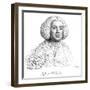 Justice Welch - portrait by William Hogarth-William Hogarth-Framed Giclee Print