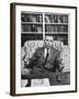 Justice William J. Brennan in Arm Chair at Home-Alfred Eisenstaedt-Framed Photographic Print