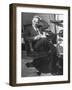 Justice William O. Douglas, Sitting in His Office, Reading-null-Framed Photographic Print