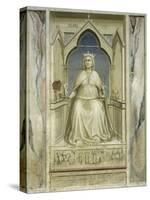 Justice-Giotto di Bondone-Stretched Canvas