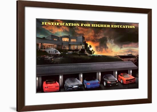 Justification For Higher Education-null-Framed Poster