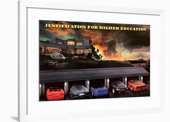 Justification For Higher Education-null-Framed Poster