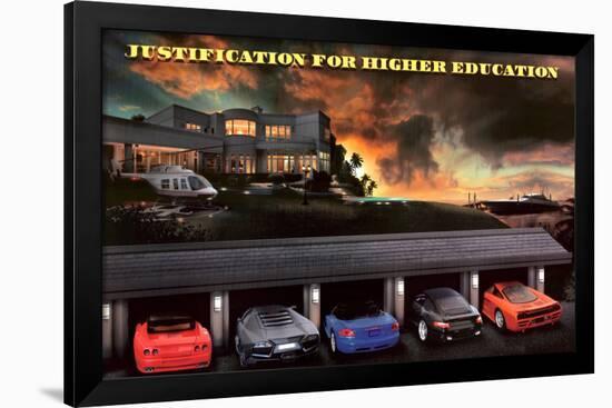 Justification For Higher Education-null-Framed Poster