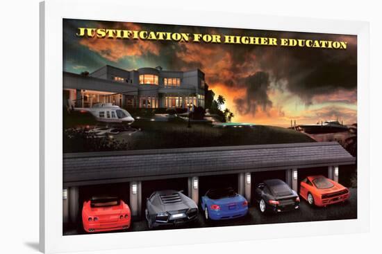 Justification For Higher Education-null-Framed Poster