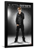 Justin Bieber - Gray-Trends International-Framed Poster