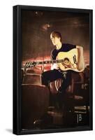 Justin Bieber - Guitar-Trends International-Framed Poster