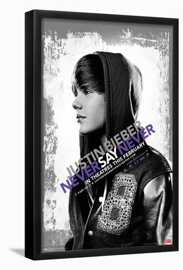 Justin Bieber - Never Say Never-Trends International-Framed Poster