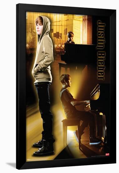 Justin Bieber - Piano-Trends International-Framed Poster