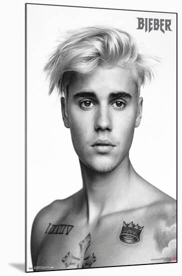 Justin Bieber - Pinup-Trends International-Mounted Poster