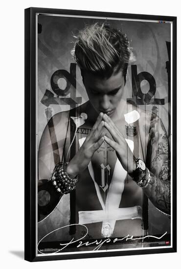 Justin Bieber - Purpose-Trends International-Framed Poster