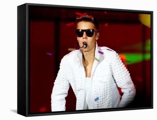 Justin Bieber-null-Framed Stretched Canvas