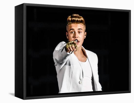 Justin Bieber-null-Framed Stretched Canvas