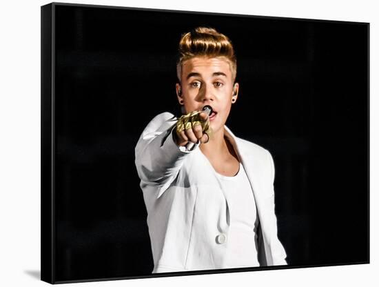 Justin Bieber-null-Framed Stretched Canvas