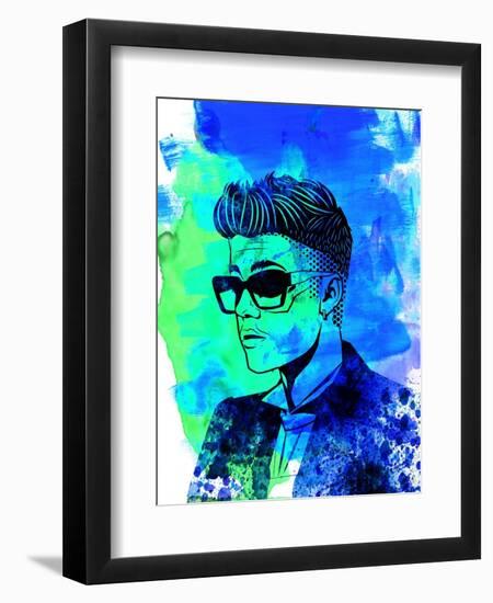 Justin Bieber-Nelly Glenn-Framed Art Print