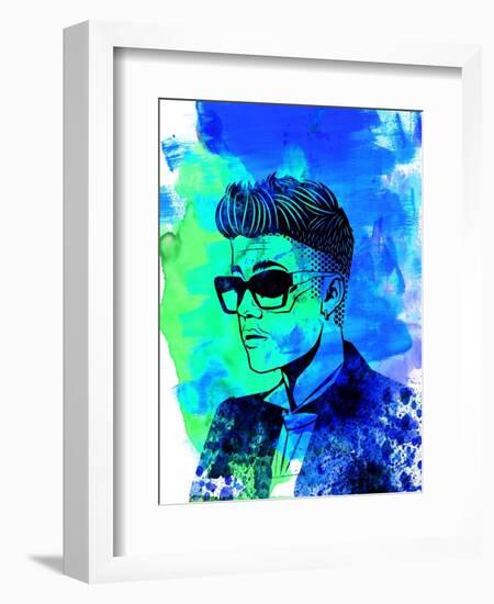 Justin Bieber-Nelly Glenn-Framed Art Print