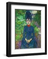 Justine Dieuhl, 1891-Henri de Toulouse-Lautrec-Framed Premium Giclee Print