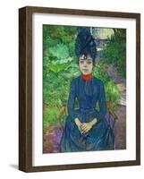 Justine Dieuhl, 1891-Henri de Toulouse-Lautrec-Framed Giclee Print