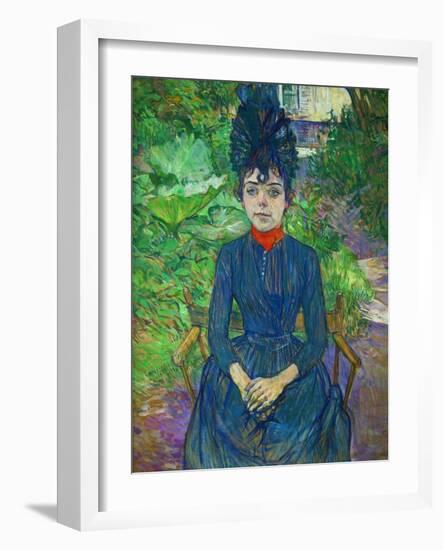 Justine Dieuhl, 1891-Henri de Toulouse-Lautrec-Framed Giclee Print