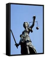 Justizia (Justice-Well), Frankfurt, Germany-Hans Peter Merten-Framed Stretched Canvas