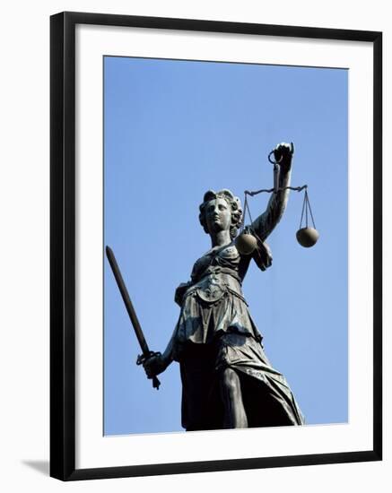 Justizia (Justice-Well), Frankfurt, Germany-Hans Peter Merten-Framed Photographic Print