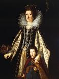 Portrait of Archduchess Maria Maddalena of Austria with Her Son Ferdinand Ii, 1622-23-Justus Sustermans-Giclee Print