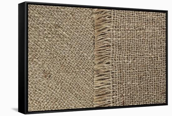 Jute Texture-Sanja Kosanovic-Framed Stretched Canvas