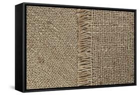 Jute Texture-Sanja Kosanovic-Framed Stretched Canvas