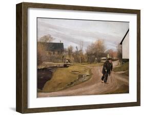 Jutland Village in Spring, 1892-Laurits Andersen Ring-Framed Giclee Print