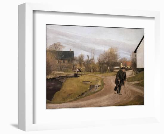 Jutland Village in Spring, 1892-Laurits Andersen Ring-Framed Giclee Print