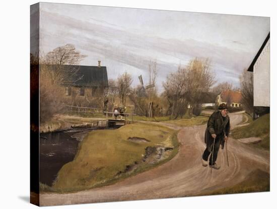 Jutland Village in Spring, 1892-Laurits Andersen Ring-Stretched Canvas