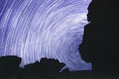 Chile, Monjes De Pakana, Startrail, Rock Formations-Jutta Ulmer-Photographic Print