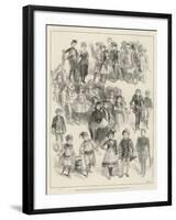 Juvenile Fancy-Dress Ball Given by the Lady Mayoress at the Mansion House-null-Framed Giclee Print