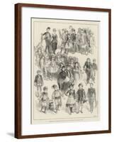 Juvenile Fancy-Dress Ball Given by the Lady Mayoress at the Mansion House-null-Framed Giclee Print