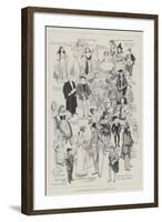 Juvenile Fancy-Dress Ball, on 5 January, at the Mansion House-Amedee Forestier-Framed Giclee Print