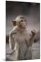 Juvenile Long-Tailed Macaque (Macaca Fascicularis) Flossing its Teeth with String-Mark Macewen-Mounted Photographic Print