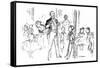 'Juvenile Party, From 'Punch', 1864, (1923)-John Leech-Framed Stretched Canvas