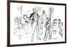 'Juvenile Party, From 'Punch', 1864, (1923)-John Leech-Framed Giclee Print