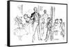 'Juvenile Party, From 'Punch', 1864, (1923)-John Leech-Framed Stretched Canvas