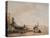 Juvenile Shrimpers, Deal, 19Th Century-William Collins-Stretched Canvas