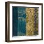 Juxtapose III Metallic-Cheryl Warrick-Framed Art Print